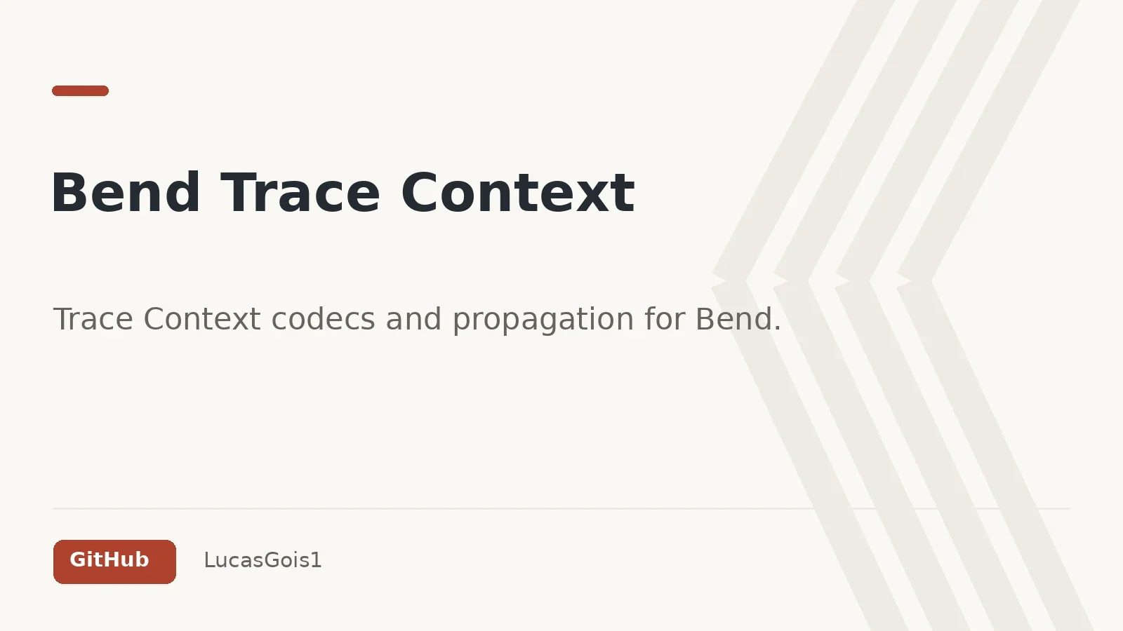 Preview of Bend Trace Context