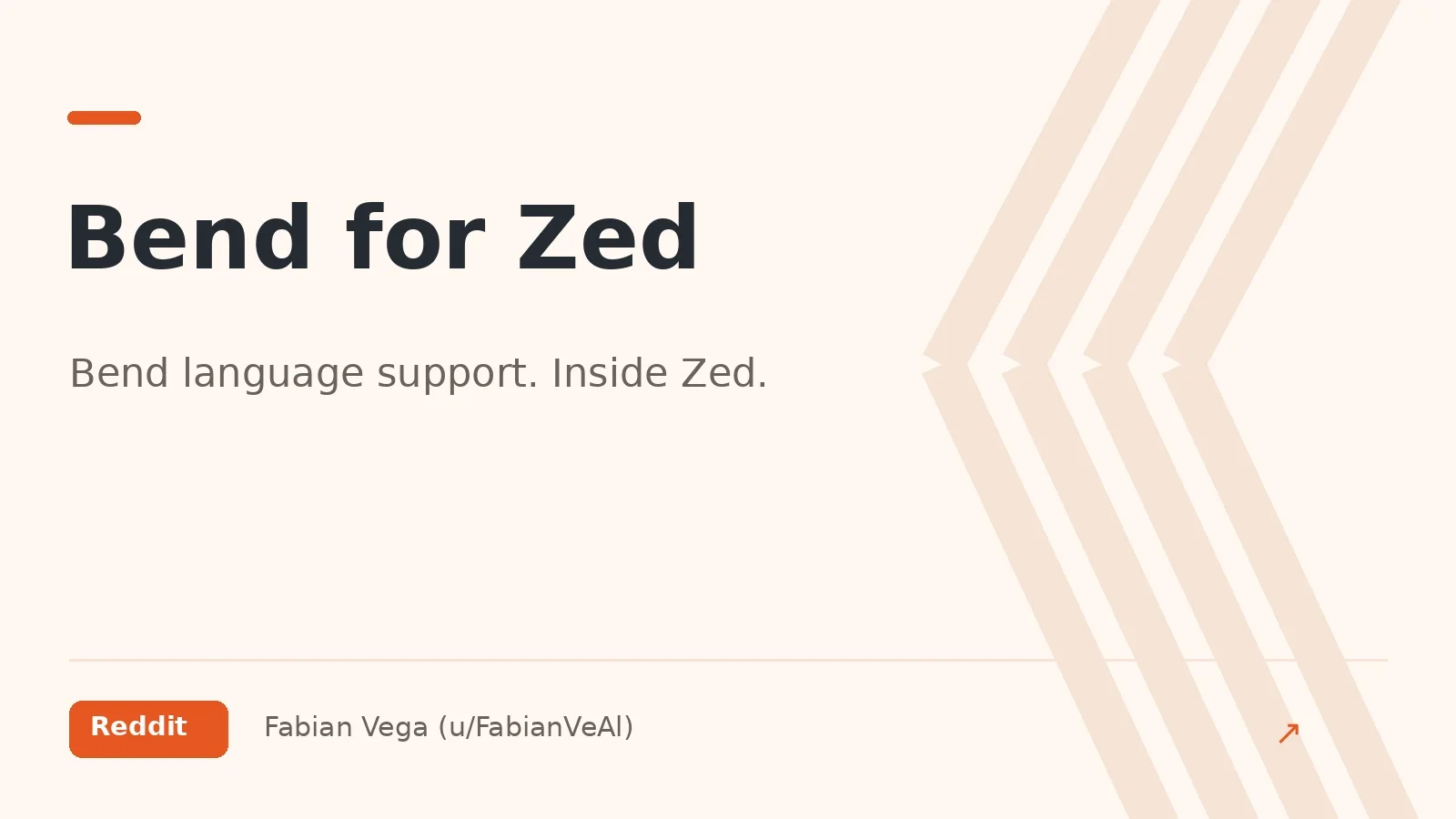 Preview of Bend for Zed