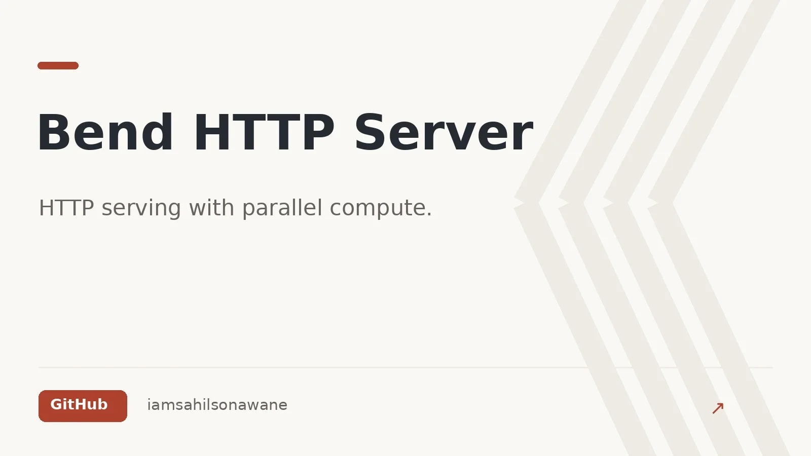 Preview of Bend HTTP Server
