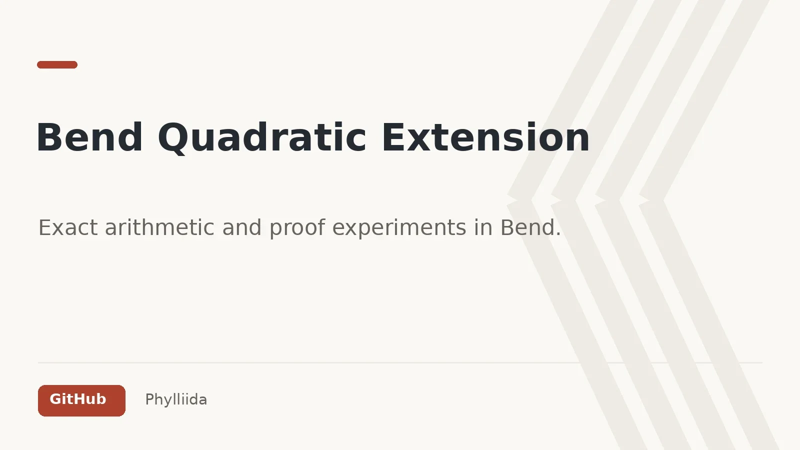 Preview of Bend Quadratic Extension