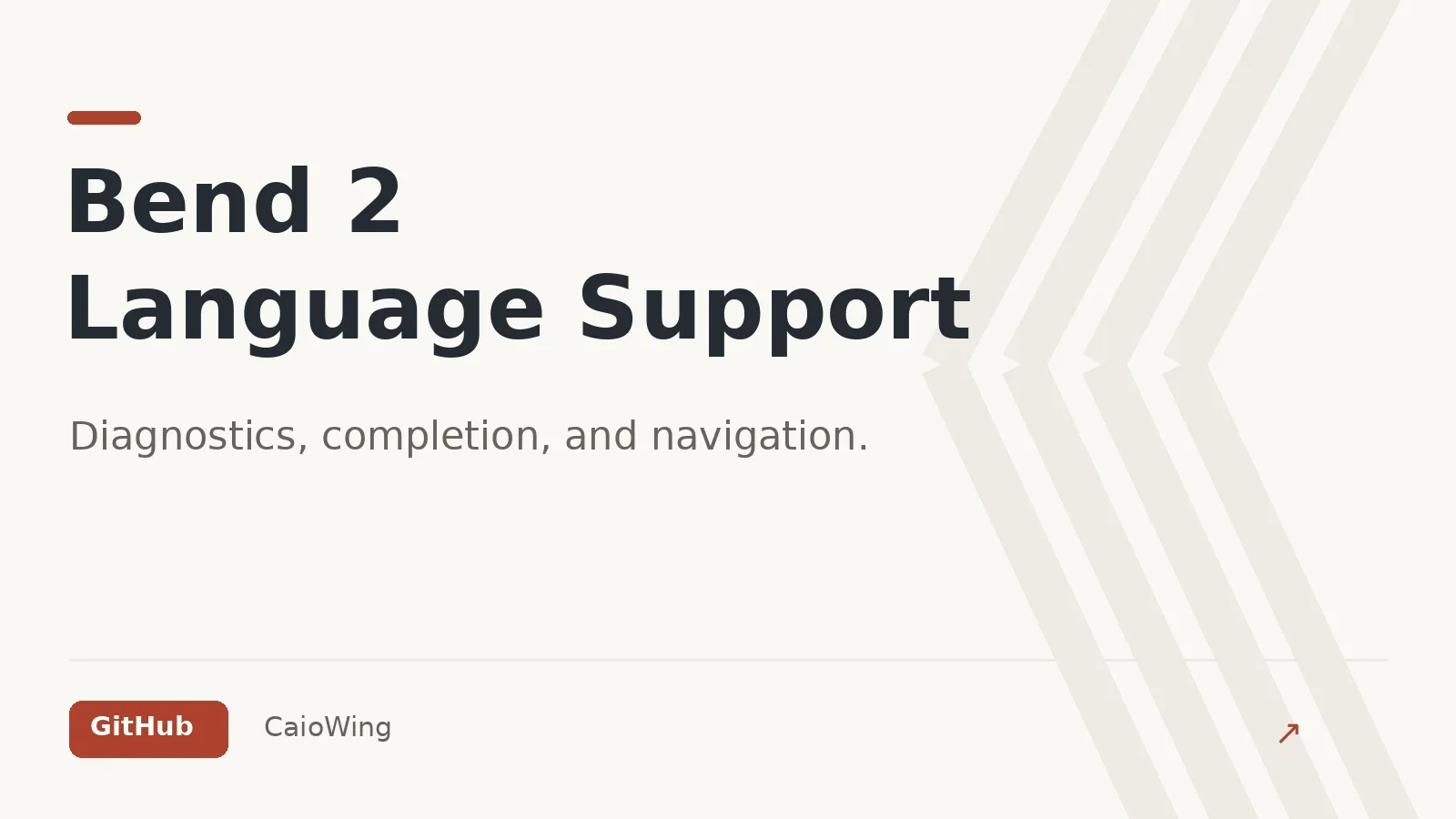 Preview of Bend 2 Language Support (CaioWing)