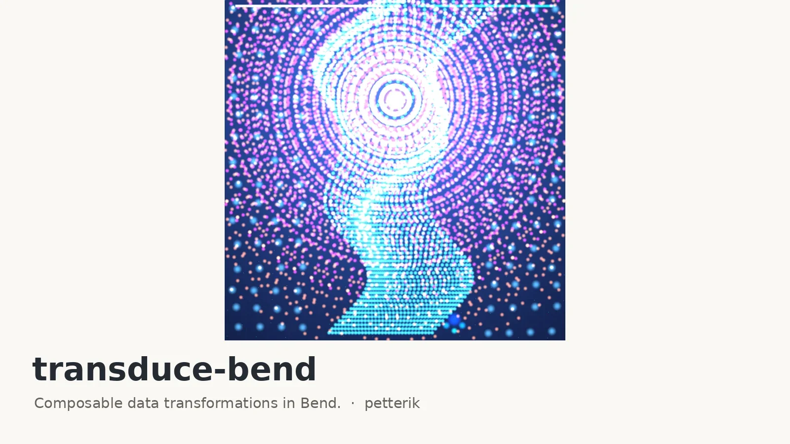 Preview of transduce-bend
