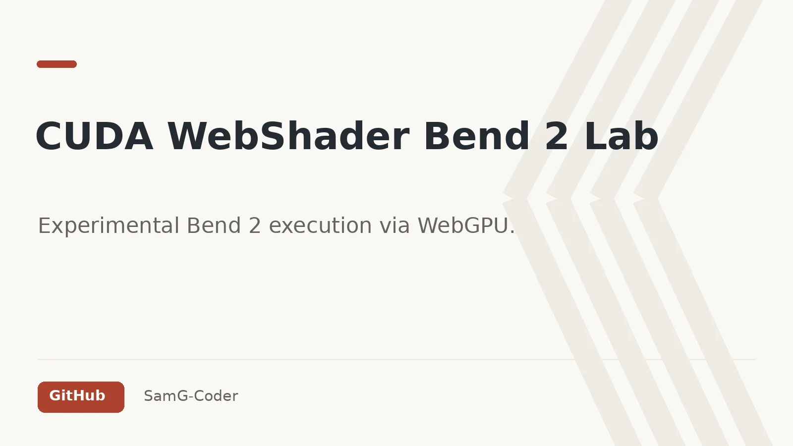 Preview of CUDA WebShader Bend 2 Lab