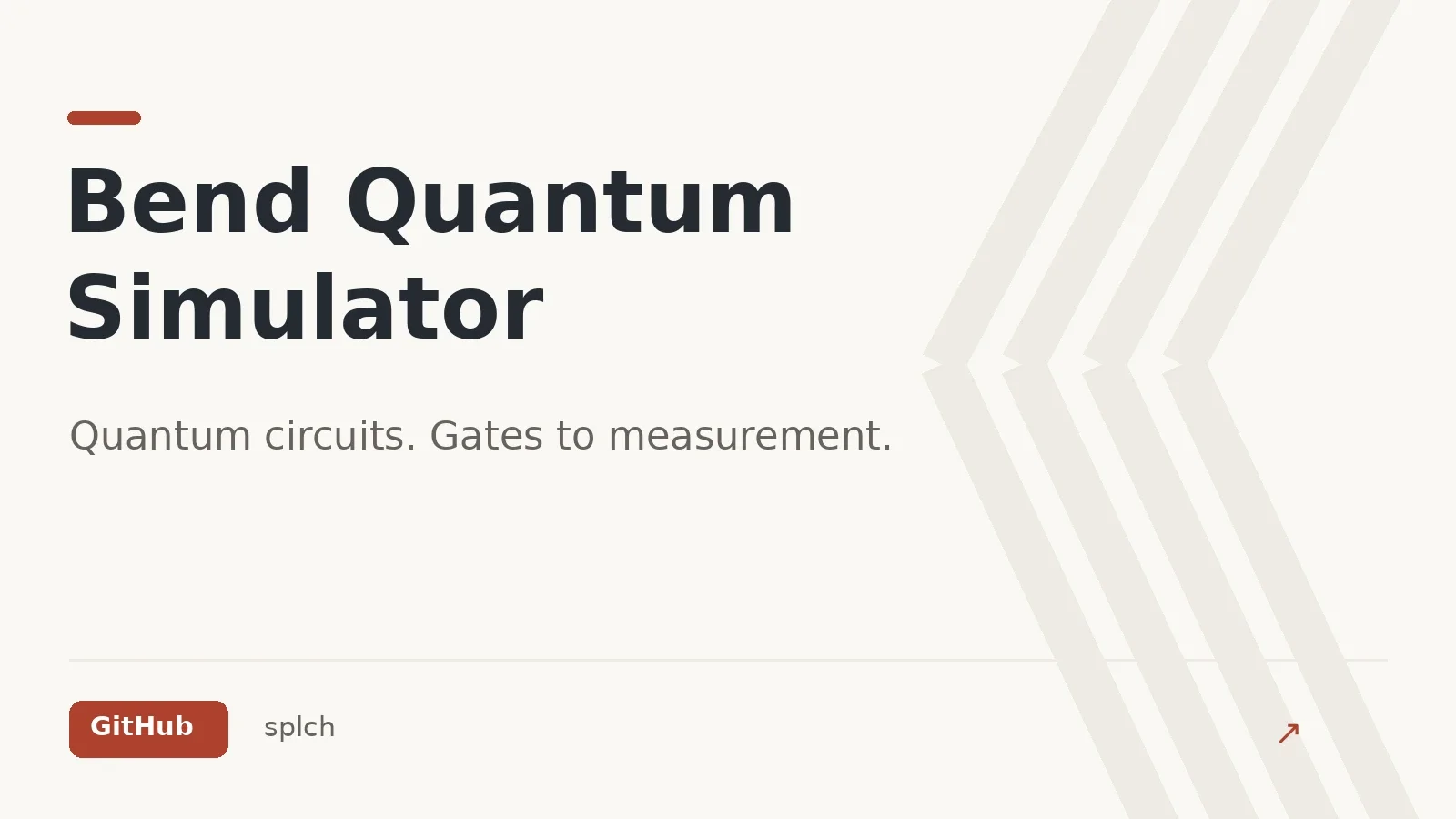 Preview of Bend Quantum Simulator